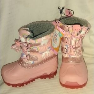 Unicorn snow boots